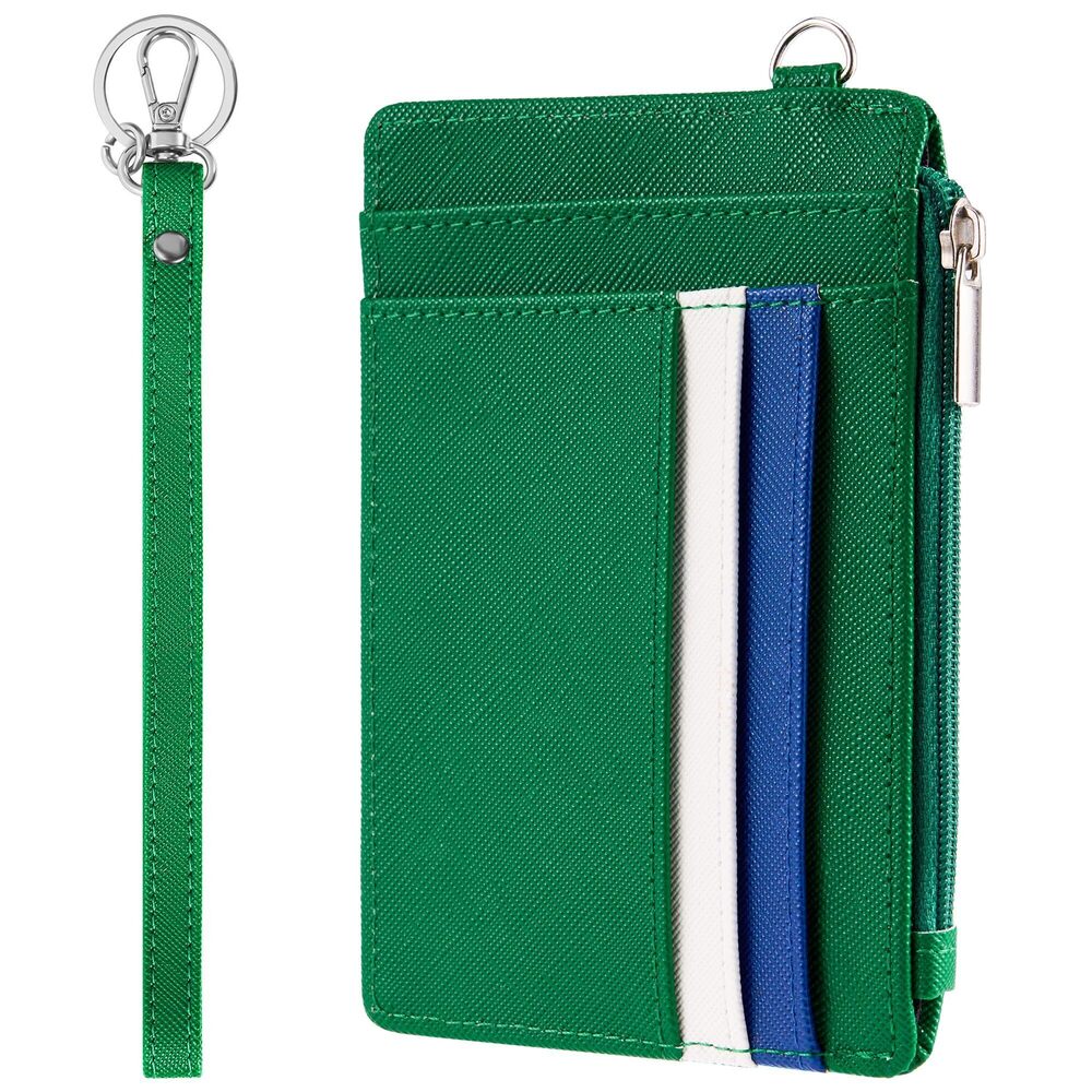 2742 Small Wallet Slim Wristlet Keychain Wallets RFID Credit Card Holder